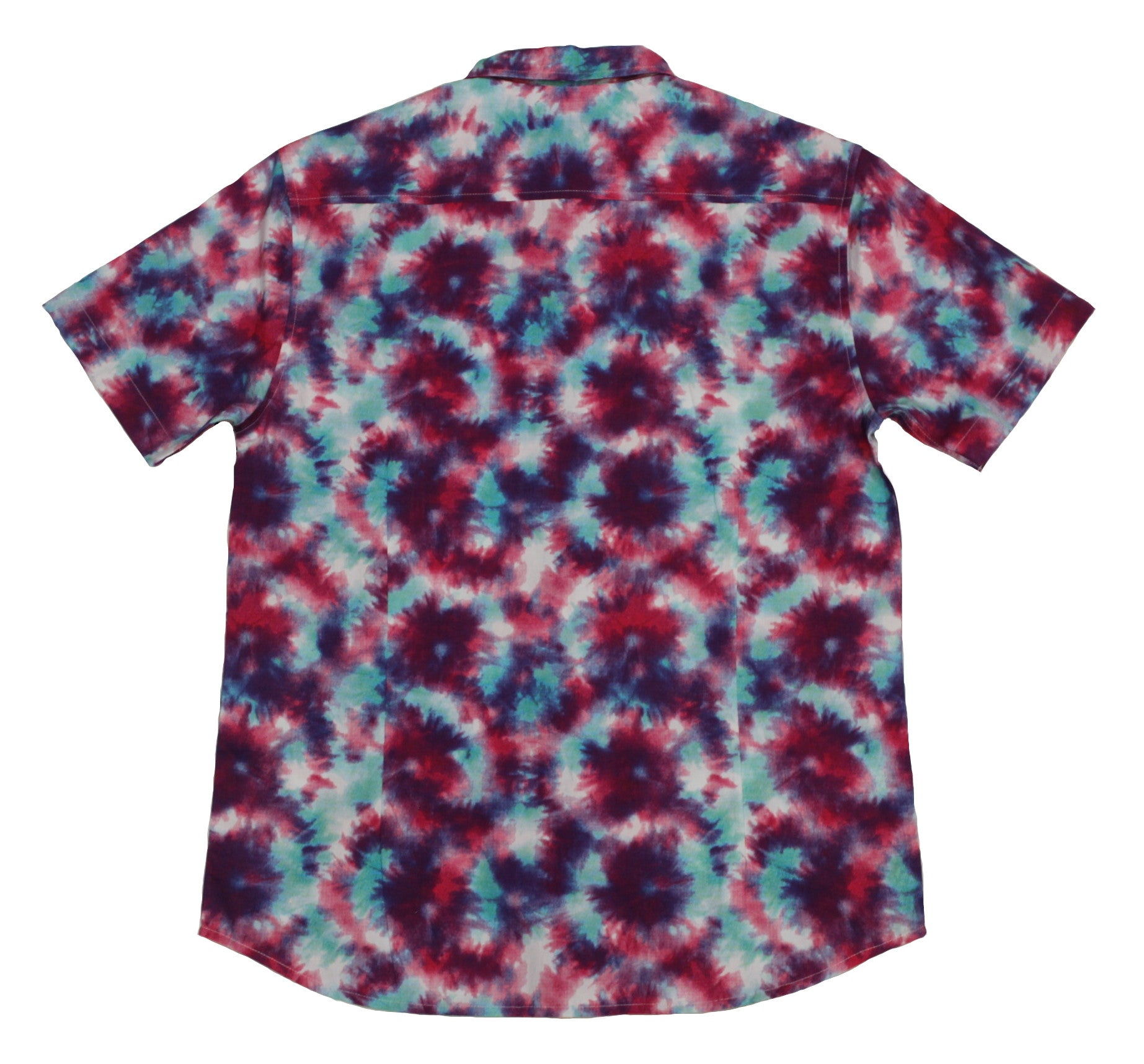 Tie-dye SS Button-down - Super Massive Shop