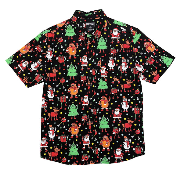 Christmas Characters SS Buttondown