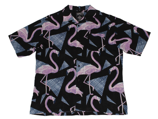 Modern Flamingo SS Button-down - Super Massive Shop