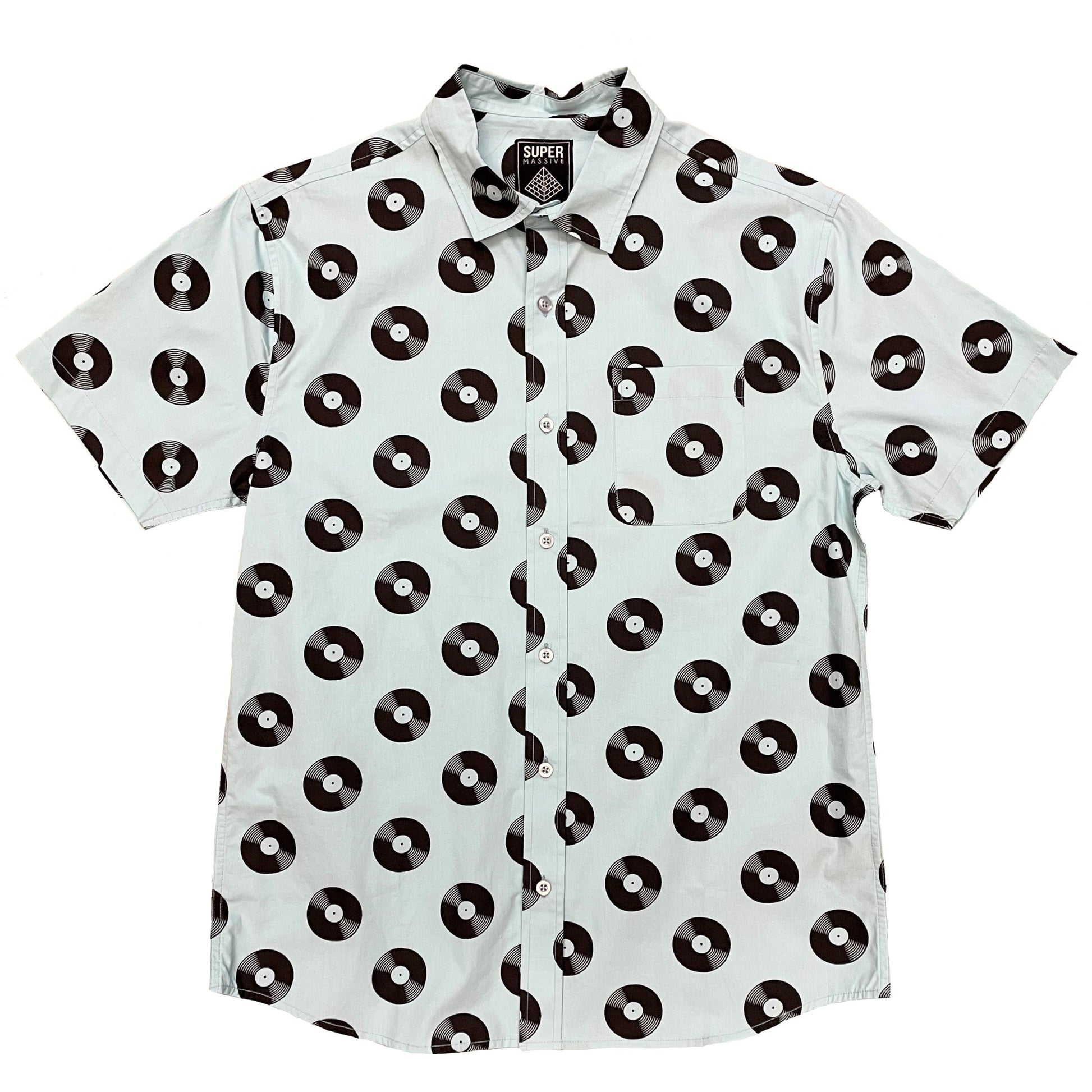 Disc SS Buttondown Aquatic