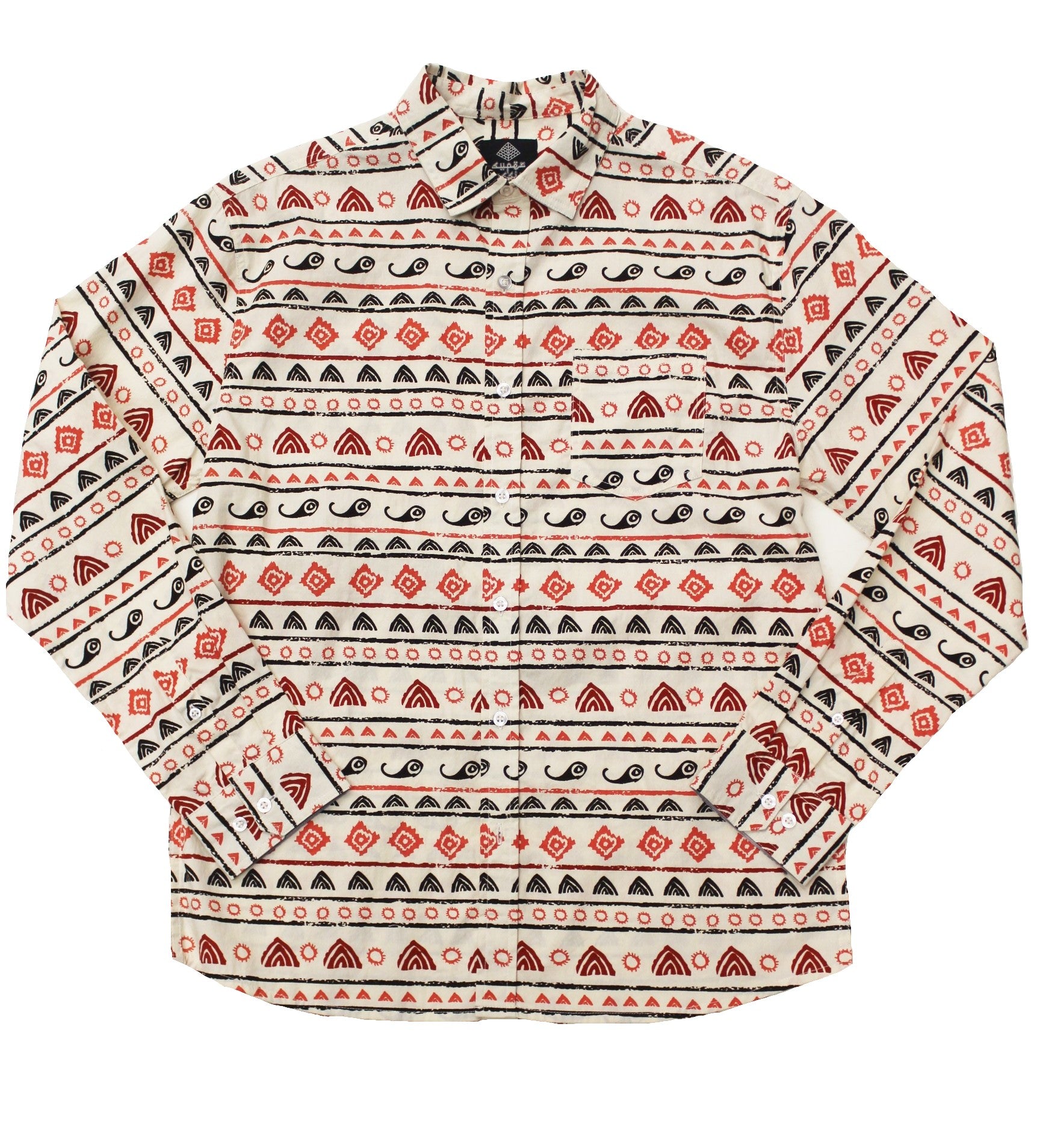 Rising Sun LS Button-down - Super Massive Shop