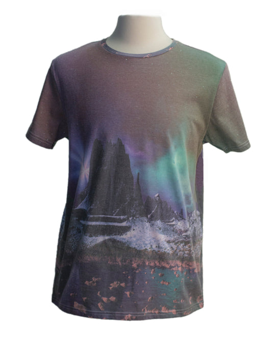 Northern Lights SS Print Tee - Super Massive Shop